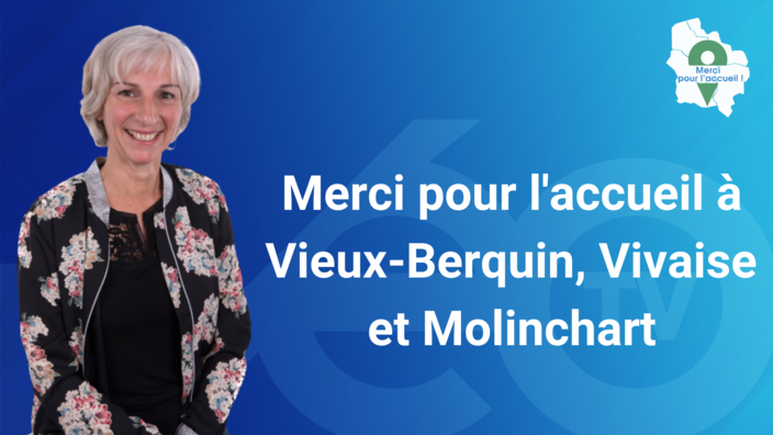 Merci pour l'accueil à Vieux-Berquin, Vivaise et Molinchart